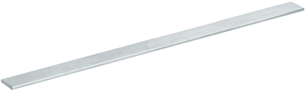 Straight steel edge 205cm zinced, rigid